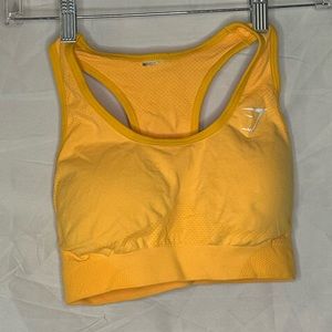 GymShark Bra - yellow, small